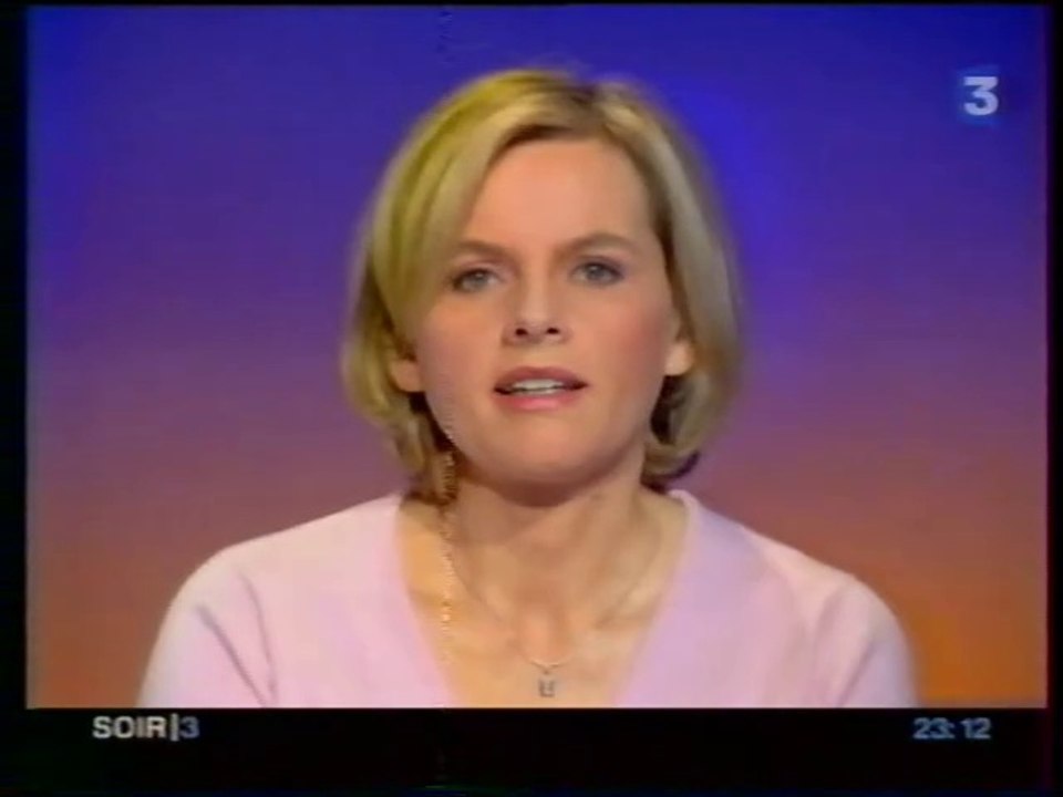 France 3 - 5 Avril 2004 - Pubs, "Kéno", teasers, météo (Florence Klein), début JT "Soir 3" (Laurence Bobillier)