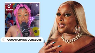 Mary J. Blige Watches Fan Covers on TikTok