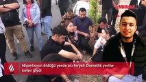 Nişanlısının öldüğü yerde acı feryat: Damatlık yerine kefen giydi