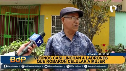 Download Video: Comas: vecinos casi linchan a delincuentes que asaltaron a mujer