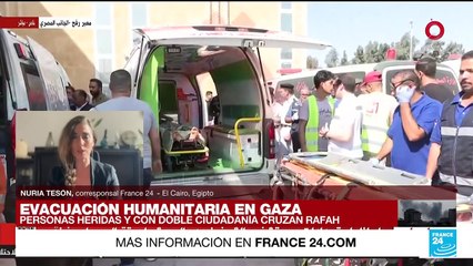 Informe desde El Cairo: Egipto inició la recepción de los heridos que llegan desde Gaza
