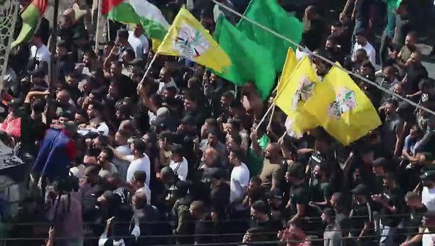 تشييع فلسطينيين قتلوا برصاص الجيش الإسرائيلي في الضفة الغربية