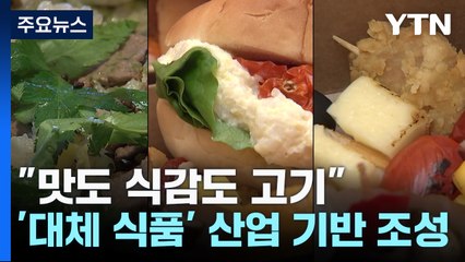 "맛도 식감도 고기"...글로벌 기업과 '대체 식품' 산업 기반 조성 / YTN