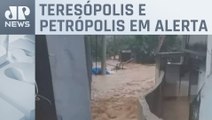 Forte chuva causa transtornos na região serrana do Rio de Janeiro