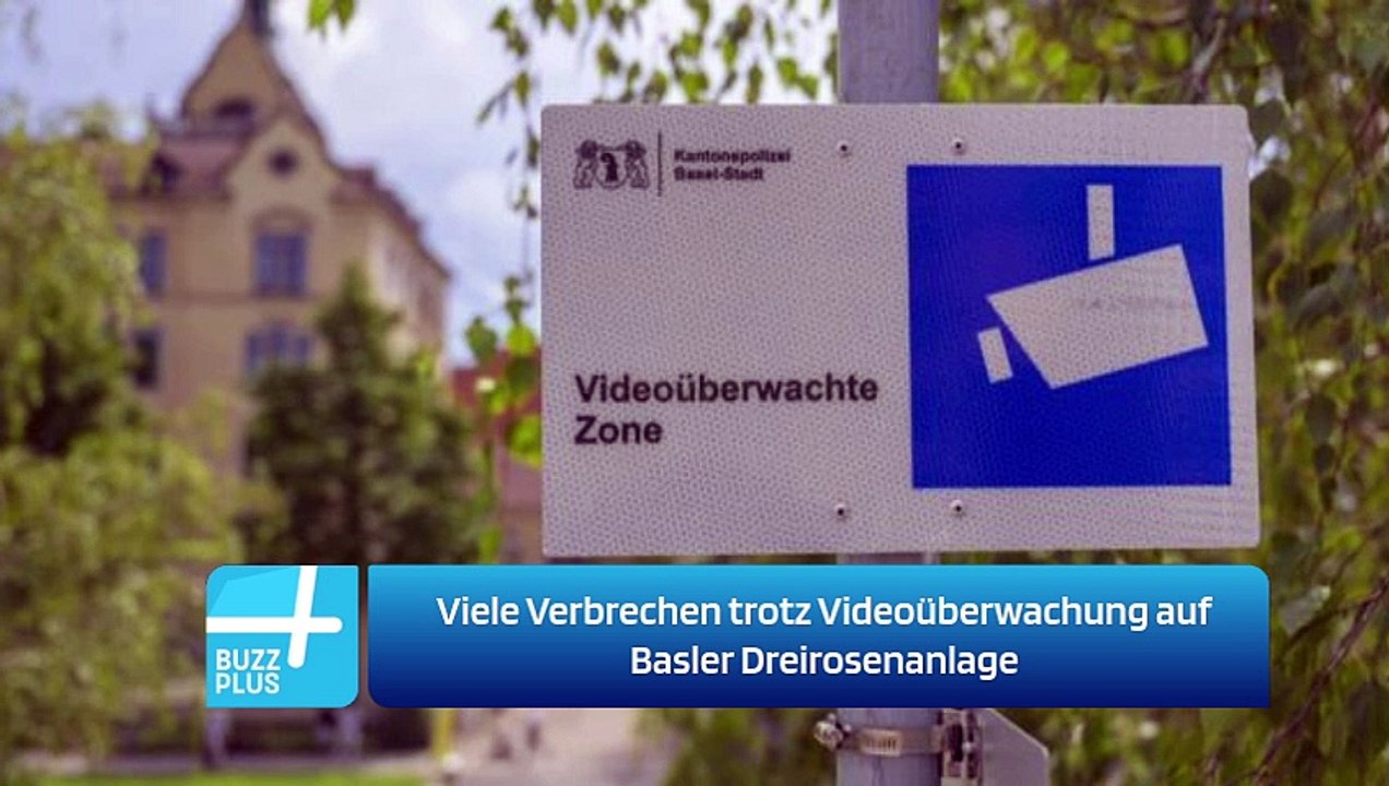 Viele Verbrechen trotz Videoüberwachung auf Basler Dreirosenanlage