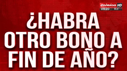 Nuevas medidas: ¿se viene otro bono a fin de año?