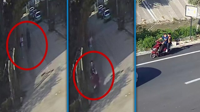 Güvenlik kamerası görüntülerinden yakalanan kapkaççılar, doğum günü pastası almak için hırsızlık yapmış!