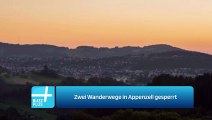 Zwei Wanderwege in Appenzell gesperrt