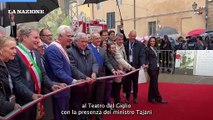 Via al Lucca Comics and Games, il ministro Tajani taglia il nastro al Teatro del Giglio