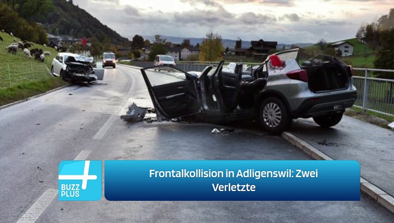 Frontalkollision in Adligenswil: Zwei Verletzte