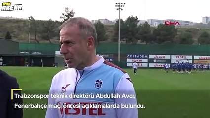 Abdullah Avcı'dan Fenerbahçe maçı öncesi açıklama! "Kazanmaya gidiyoruz..."
