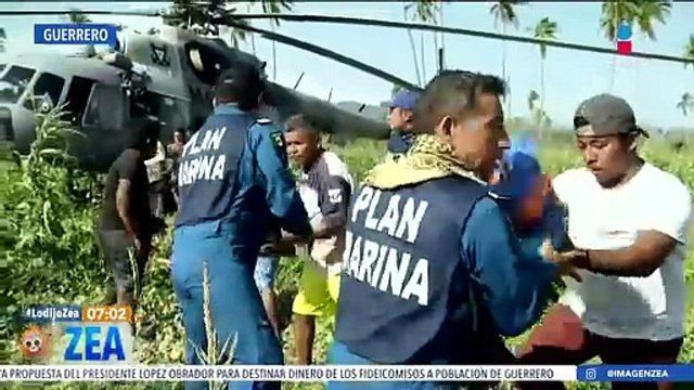 Así llega y se reparte la ayuda humanitaria a damnificados en Guerrero