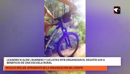 Leandro N Alem  Runners y ciclistas MTB organizan el Desafío 629 a beneficio de una escuela rural