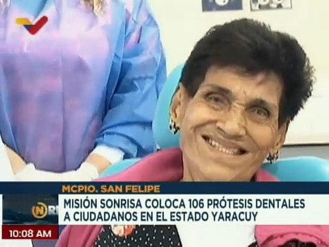 A través de la Misión Sonrisa se ha entregado de manera gratuita 106 prótesis dentales a Yaracuyanos