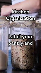 Streamline meal preparation with organization. #KitchenOrganization #MealPlanning