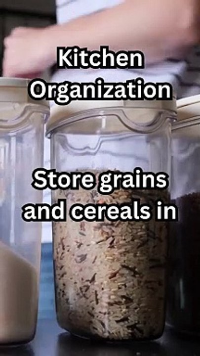 Keep your pantry items fresh and accessible. #FoodStorage #Freshness