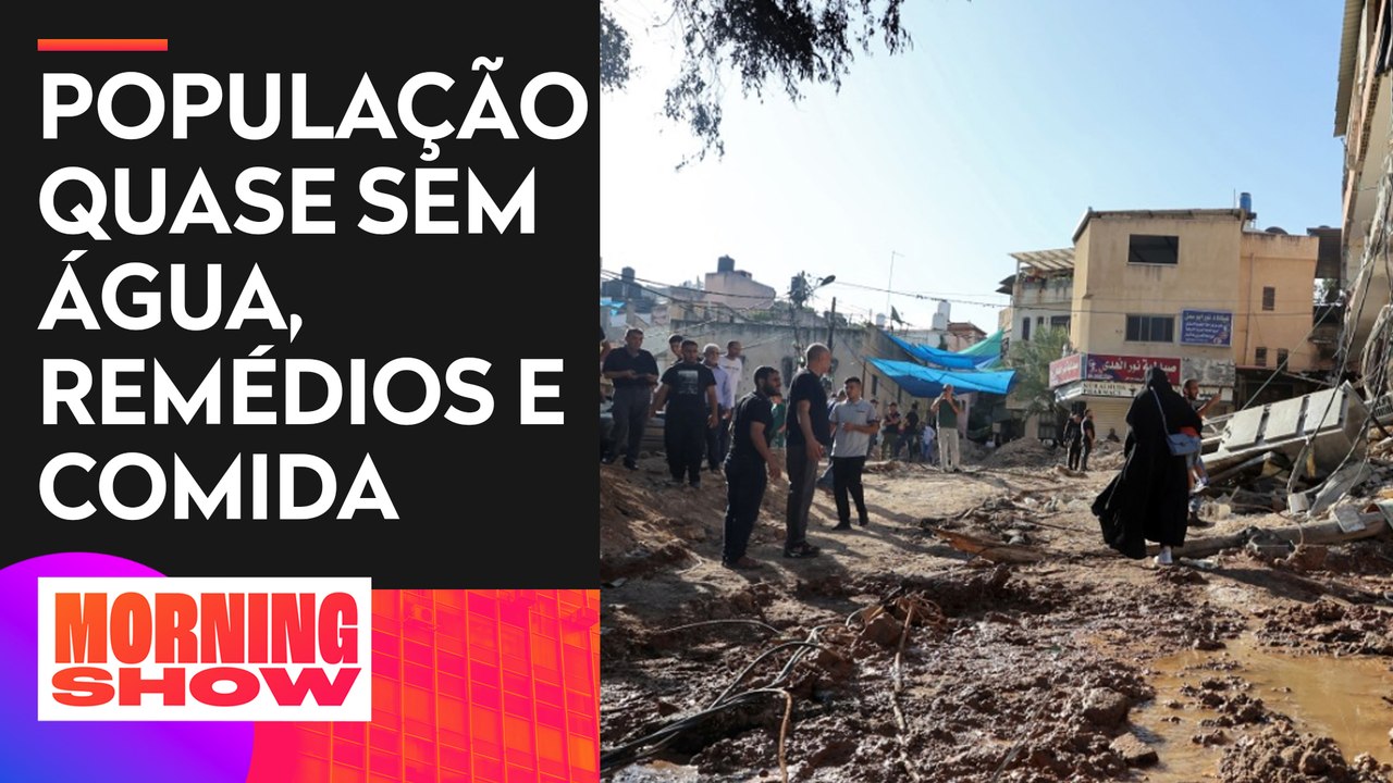 Vida de civis em Gaza corre risco com escassez...