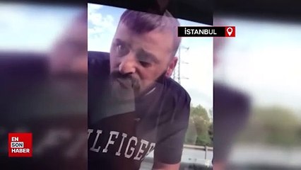 Ümraniye'de tartıştığı kişinin aracının camını yumruklayan şahsın ağabeyi konuştu