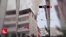 Bursa'da sinir krizi geçiren adam ailesinin yaşadığı evi yaktı