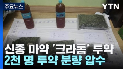 마약 '크라톰' 유통·투약 불법체류자 무더기 검거 / YTN