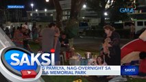 Ilang pamilya, nag-overnight sa Manila Memorial Park | Saksi