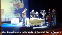 Lucca Comics, Max Pezzali entra nella Walk of Fame della manifestazione / Video