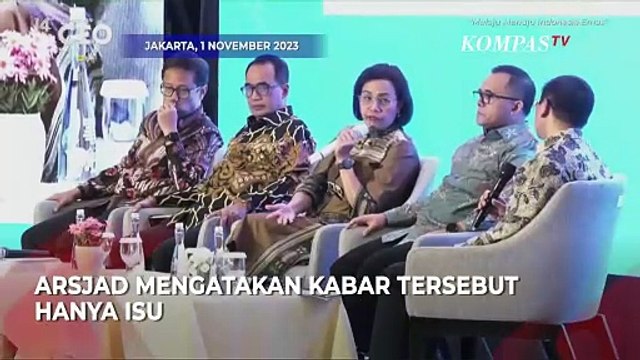 Isu Sri Mulyani Gabung TPN Ganjar-Mahfud, Ini Kata Arsjad Rasjid