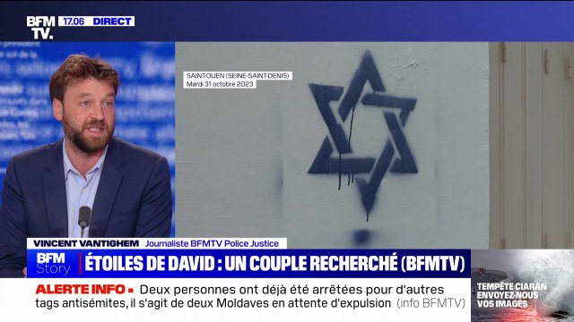 Étoiles de David taguées: un couple activement recherché par la police