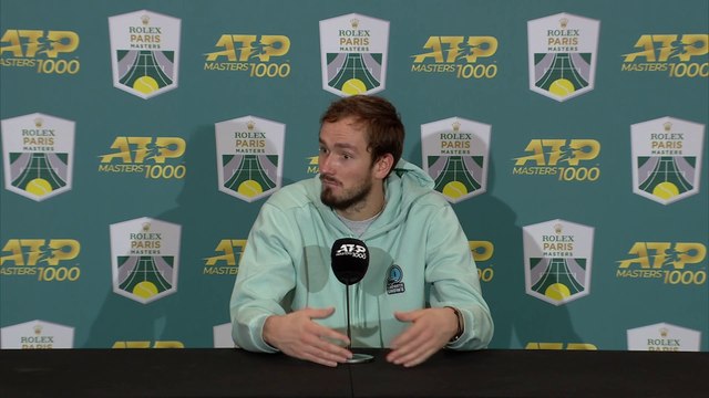 Rolex Paris Masters 2023 - Daniil Medvedev : “Why would I show my finger to the entire audience? No, I have no reason to !”
