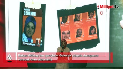 Bakan Göktaş'tan gençlere: Gelecek yüzyıla damgasını vuracak olan sizlersiniz