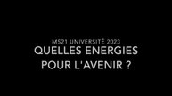 MS21 UA 2023 Quelles énergies pour l'avenir ? Clément Caudron