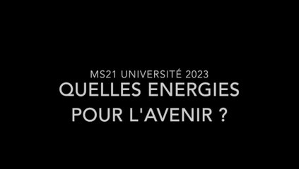 MS21 UA 2023 Quelles énergies pour l'avenir ? Clément Caudron