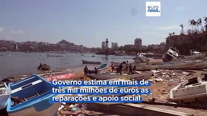 Governo mexicano estima danos do Otis em 3 mil milhões de euros