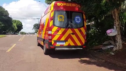 Criança fica ferida ao cair em residência no Cascavel Velho
