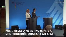 Könnyítené a menedékkérők munkába állását a német kormány