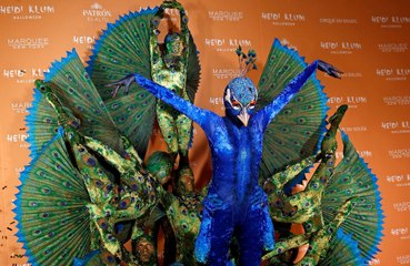 Heidi Klum's Halloween costume took six hours to create
