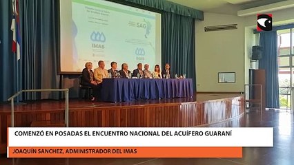 Encuentro Nacional del Acuífero Guaraní | “Debemos seguir cuidando nuestros recursos naturales y toda la diversidad de Misiones”, señaló el Administrador del IMAS