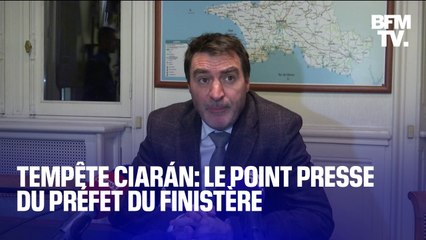 下载视频: Tempête Ciarán: le point presse du préfet du Finistère en intégralité