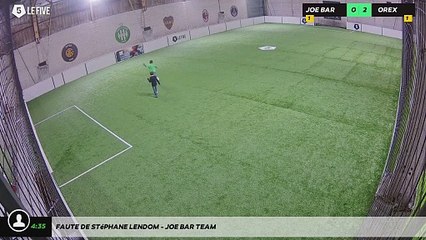 Faute de Stéphane LENDOM - JOE BAR TEAM