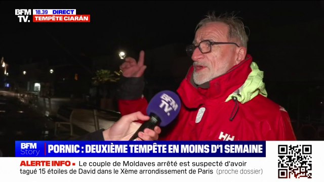 Tempête Ciarán: Pornic se prépare à affronter sa deuxième en moins d'une semaine