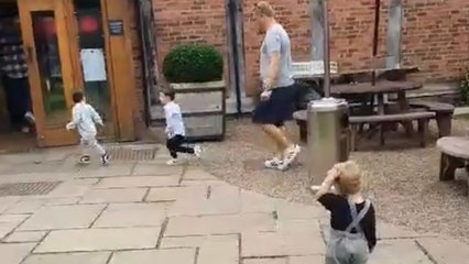 Three boys under four engage in a hilarious three-way battle over one toy car!