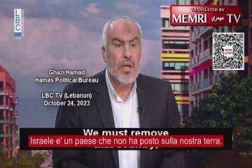 Israele, Hamas: "Attacco 7 ottobre si ripeterà"