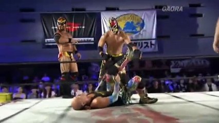 Ryo Jimmy Saito & Genki Horiguchi vs. Cyber Kong & Mondai Ryu