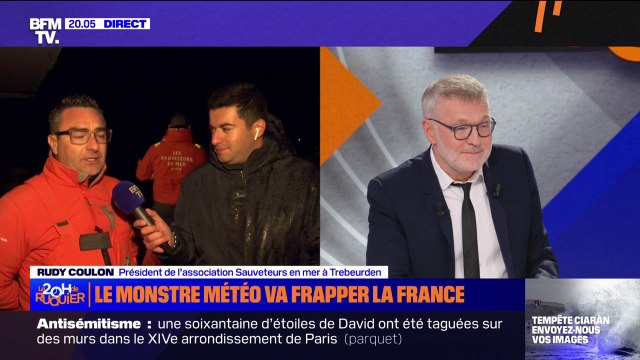 Tempête Ciarán: On appréhende toujours une tempête , confie Rudy Coulon (président de la SNSM de Trébeurden)