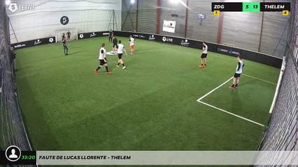 Faute de Lucas Llorente - THELEM