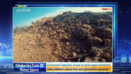 Télécharger la video: El Kassam Tugayları, abluka altındaki Gazze Şeridi'nin kuzeyindeki Beyt Hanun bölgesinde İsrail'e ait 2 tankı imha etti.