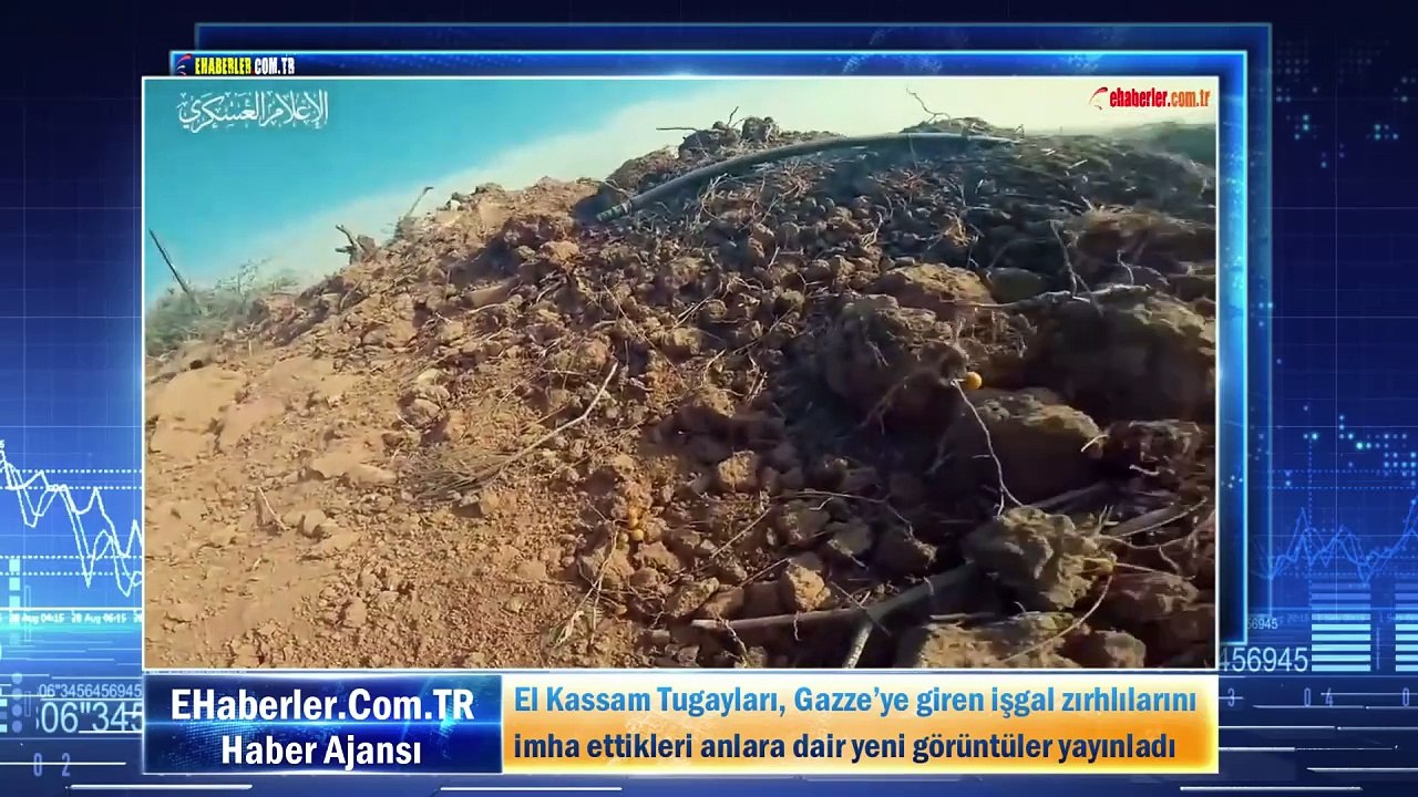 El Kassam Tugayları, abluka altındaki Gazze Şeridi'nin kuzeyindeki Beyt Hanun bölgesinde İsrail'e ait 2 tankı imha etti.