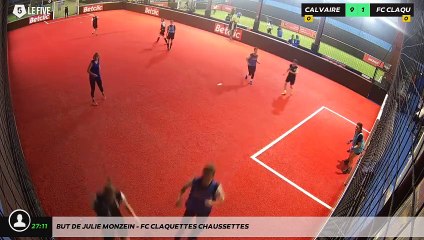But de julie monzein - FC CLAQUETTES CHAUSSETTES