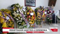 Honras fúnebres de funcionaria que murió en incendio a Registraduría en Gamarra