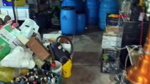 Opération d'alcool contrefait à Manisa : des milliers de litres d'alcool contrefait saisis
